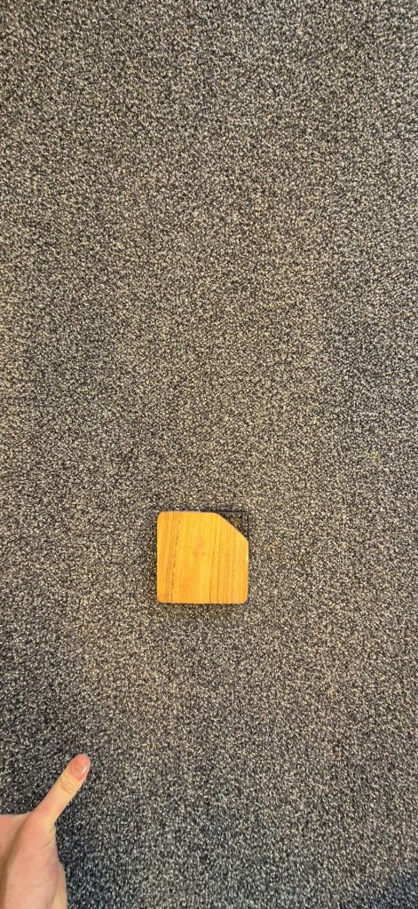 Houten Onderzetters, Set van 4