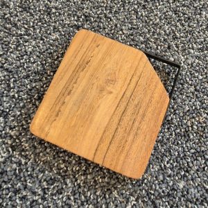 Houten Onderzetters, Set van 4 - 10cm x 10cm x 1cm - Afbeelding 2