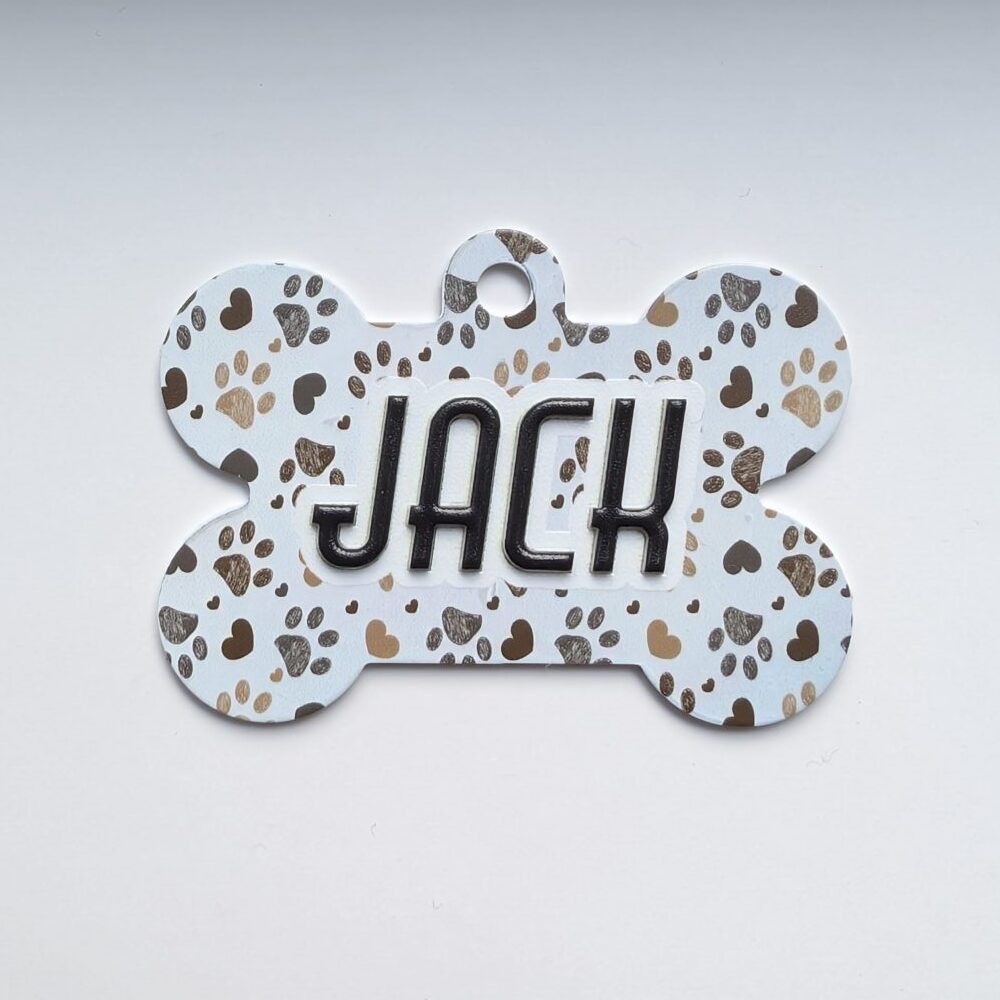 Gepersonaliseerde Hondenpenning met Naam - Afbeelding 1