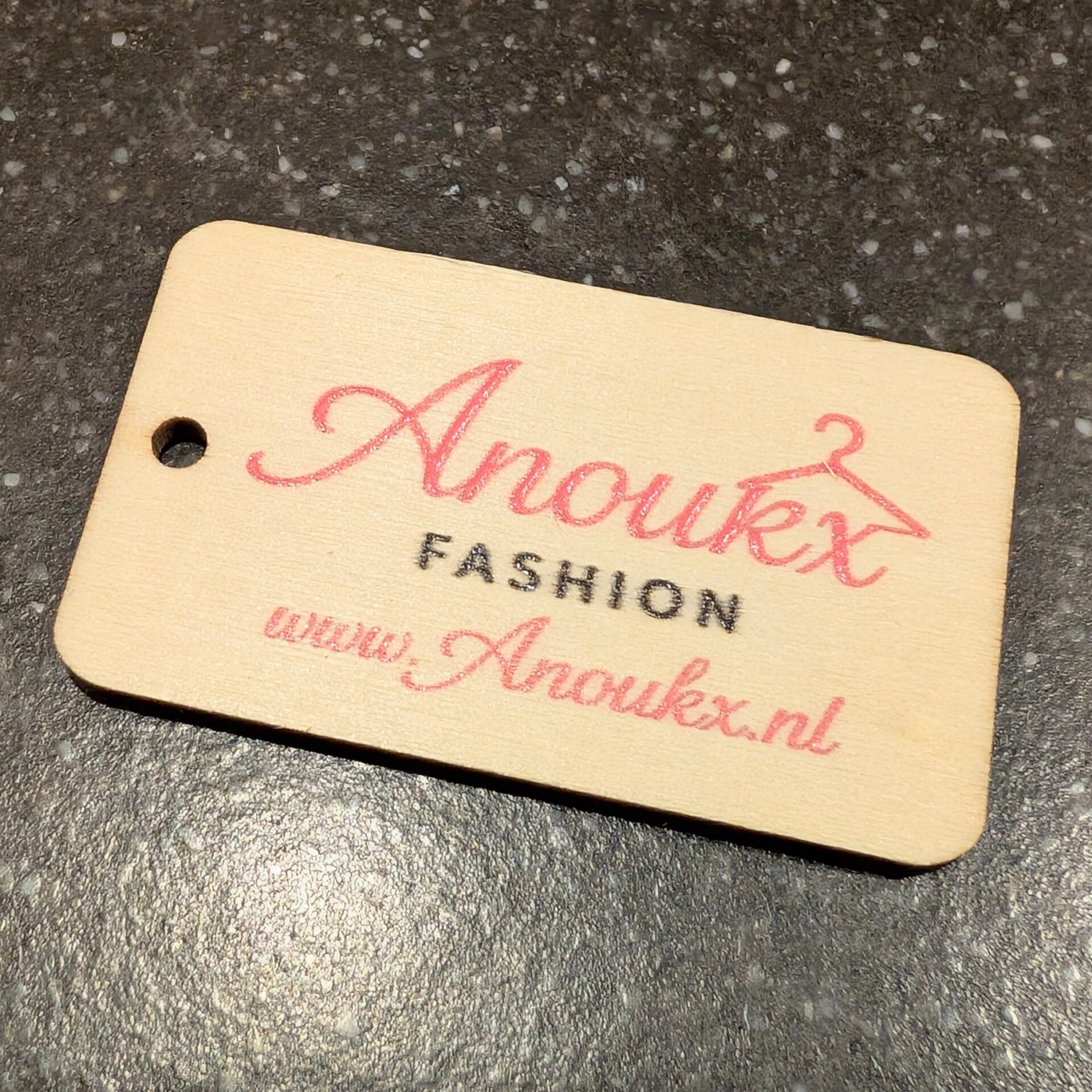 Houten Sleutelhanger met Logo of Naam - Afbeelding 5