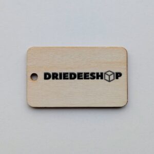 Houten Sleutelhanger met Logo of Naam - Afbeelding 3