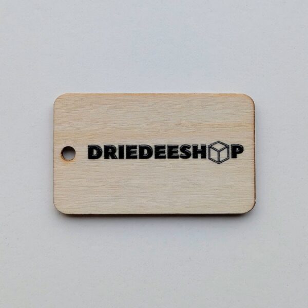 Houten Sleutelhanger met Logo of Naam