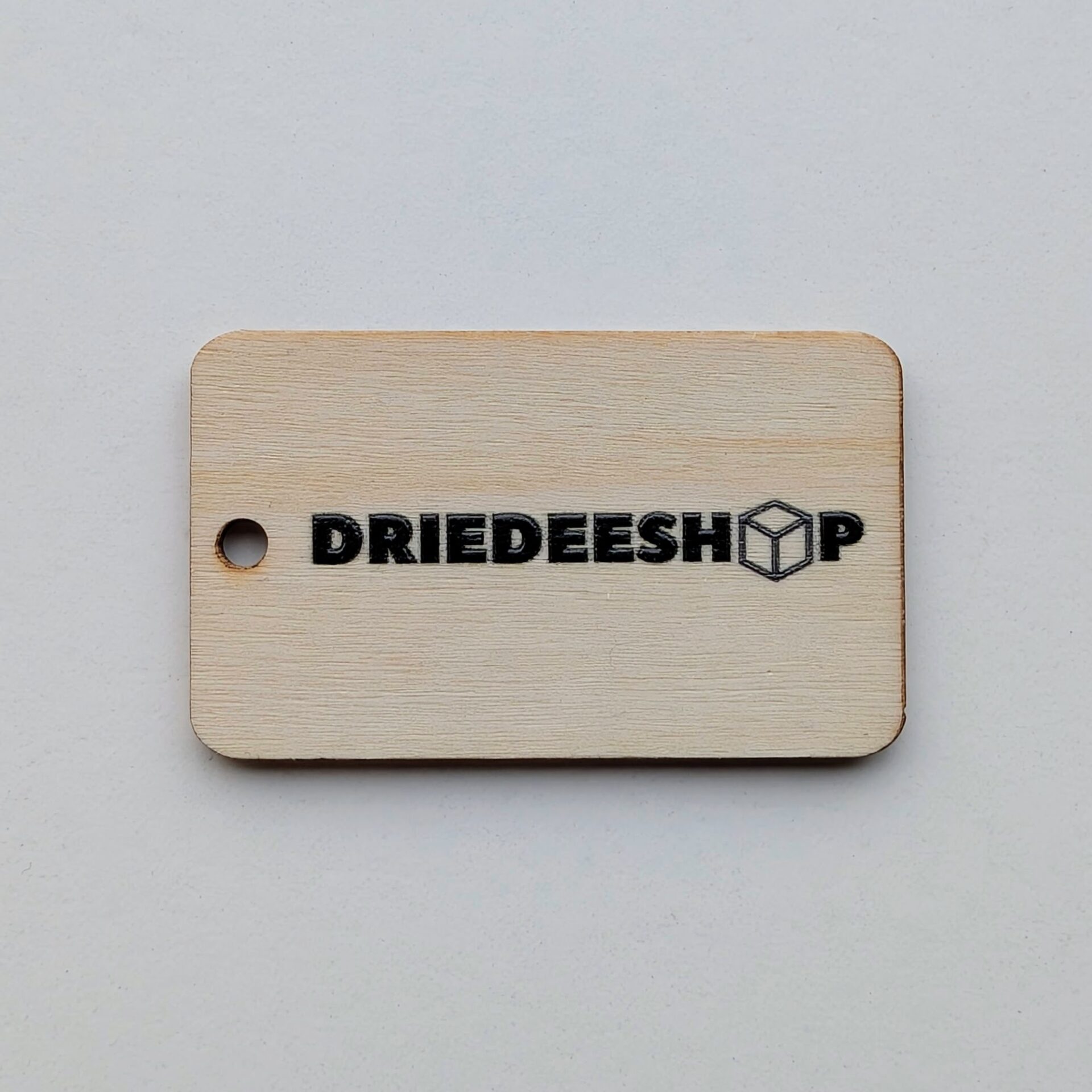 Houten Sleutelhanger met Logo of Naam - Afbeelding 3