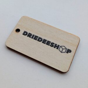 Houten Sleutelhanger met Logo of Naam - Afbeelding 2