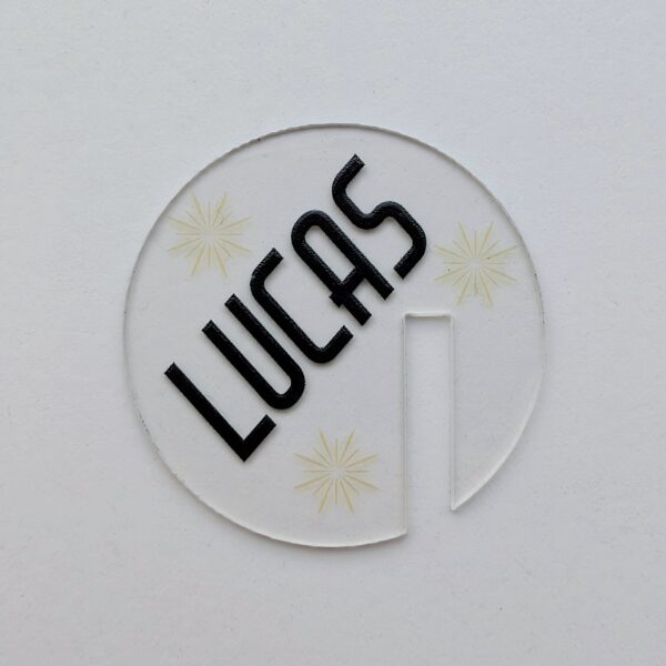 Gepersonaliseerde Glashanger met Naam