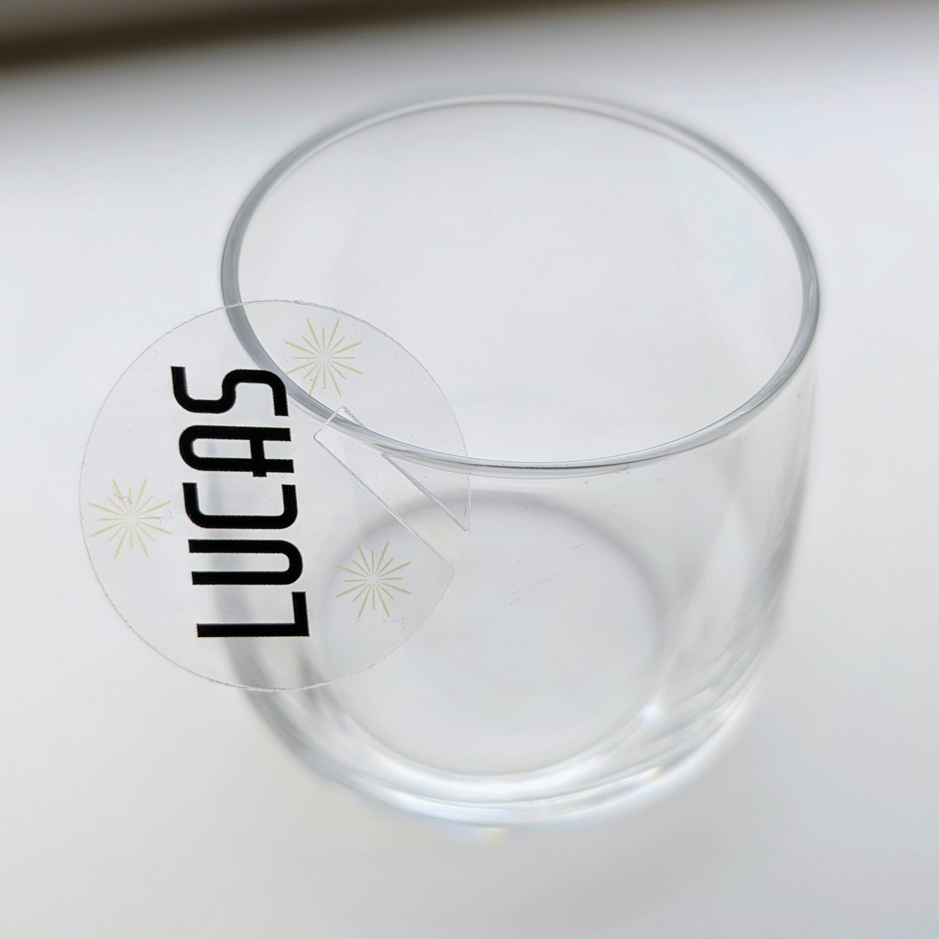 Gepersonaliseerde Glashanger met Naam - Afbeelding 1