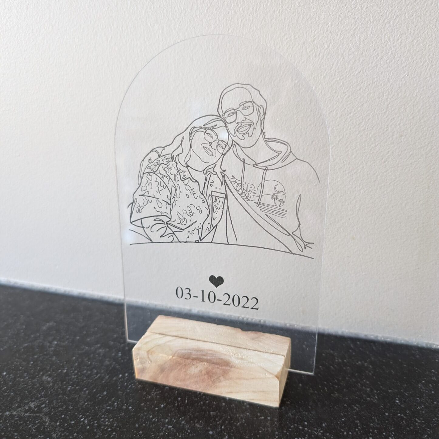 Gepersonaliseerd Plexiglas Decoratiebord - Afbeelding 1