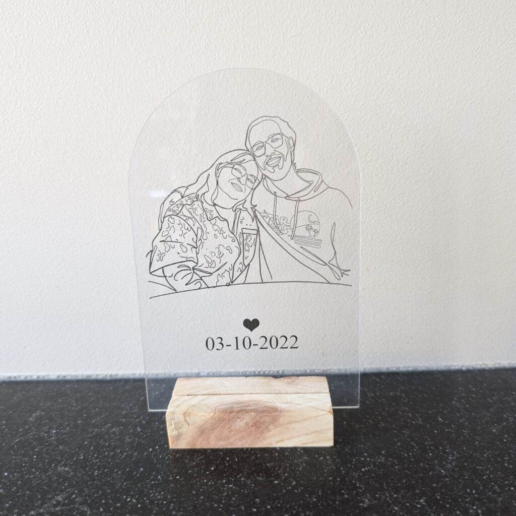 Gepersonaliseerd Plexiglas Decoratiebord